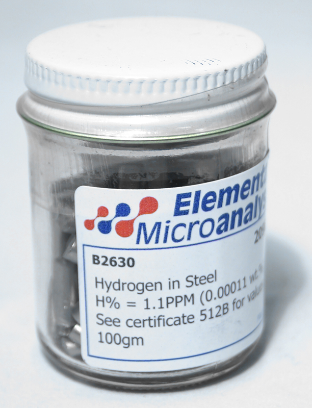 Hydrogen-In-Steel-1g-Pin-Approximate-values-0.95ppmH-0.000095H-See-certificate-922k-for-actual-values.-Contents-100